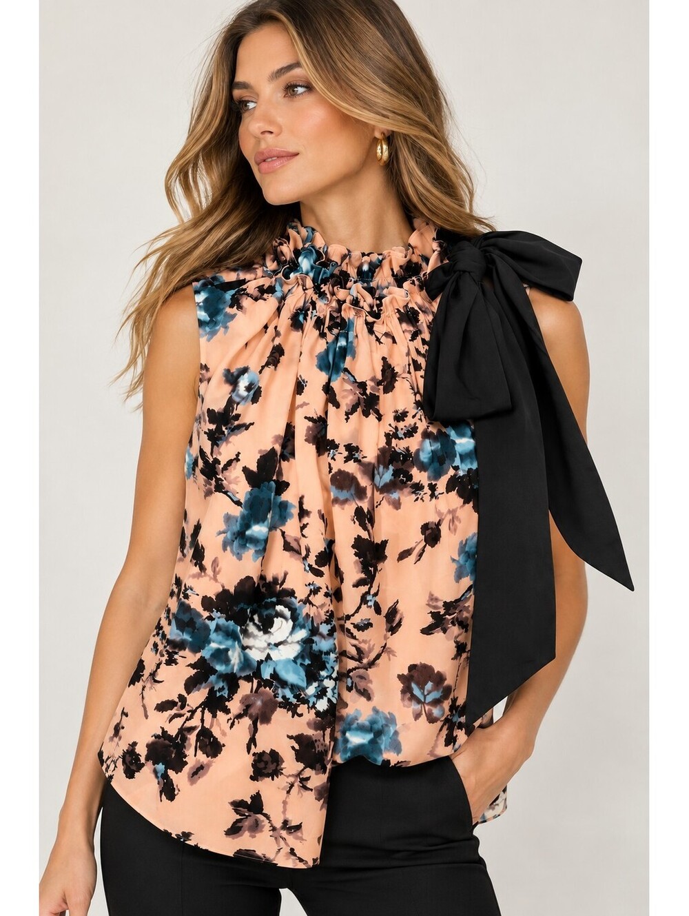 Erdem Bow Tie Blouse